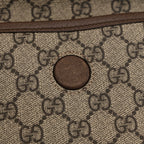 GG Supreme Monogram Neo Vintage Web Belt Bag Brown