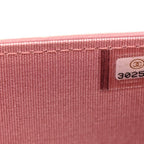Metallic Lambskin Quilted Boy Wallet On Chain WOC Pink