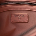 Aged Calfskin Quilted Medium Gabrielle Cosmetic Case Pink
