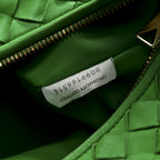 Nappa Intrecciato Teen Jodie Hobo Parakeet