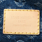 Monogram Pochette Accessories Cargo  Blue Denim