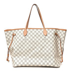 Damier Azur Neo Neverfull GM Rose Ballerine