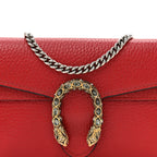 Calfskin Super Mini Dionysus Shoulder Bag Hibiscus Red