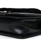 Orylag Rabbit Fur Calfskin Small Boy Flap Black