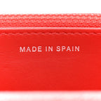 Caviar Quilted Wallet on Chain WOC Red