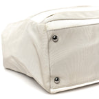 Nylon Quilted 2.55 Reissue Tote White Grey