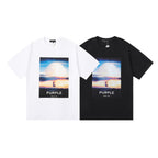 PURPLE  fashion T-shirt