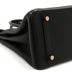 Togo Birkin 25 Black