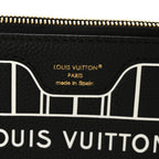 Calfskin Neverfull Inside Out MM Pochette Black