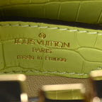 Iridescent Alligator Nano Capucines Lime