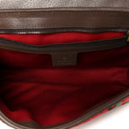 Wool Tweed Textured Dollar Calfskin Matelasse Diagonal Plaid Small GG Marmont Shoulder Bag Red Green Multicolor New Acero