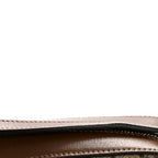 GG Supreme Monogram Small Horsebit 1955 Shoulder Bag Beige Brown Sugar