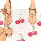 LV X TM Monogram Cerises Alma BB White