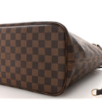 Damier Ebene Neo Neverfull MM Rose Ballerine