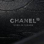 Aged Calfskin Chevron Quilted 2.55 Reissue 225 Flap So Black