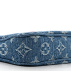 LV X TM Monogram Denim Cerises Pochette Accessories Blue