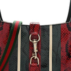 Snakeskin Web Small Jackie 1961 Hobo Green