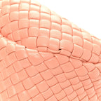Lambskin Padded Intrecciato Mini Jodie Peachy