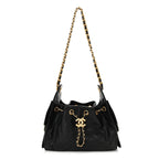 Caviar Quilted Mini Chanel 25 Handbag Black