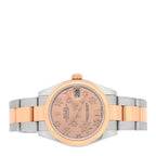 Stainless Steel 18K Everose 31mm Oyster Perpetual Datejust Watch Pink Floral 178241