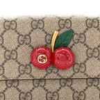GG Supreme Monogram Mini Cherry Chain Bag