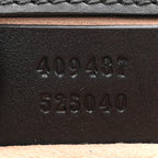 GG Supreme Monogram Bees Small Padlock Shoulder Bag Black