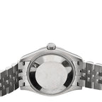 Stainless Steel 18K White Gold Diamond 31mm Oyster Perpetual Datejust Watch Aubergine Roman 278274