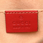 Calfskin Matelasse GG Marmont Belt Bag 85 34 Hibiscus Red