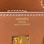 Togo Birkin 25 Gold