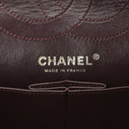 Distressed Patent Quilted 2.55 Reissue 226 Flap Black