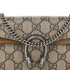 GG Supreme Monogram Super Mini Dionysus Shoulder Bag Taupe