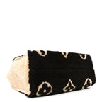 Shearling Monogram Giant Teddy Onthego GM Black White