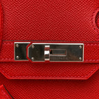 Epsom Birkin 30 Rouge Casaque