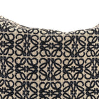 Jacquard Anagram Calfskin Small Cubi Bag Navy Black