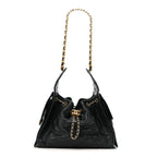 Caviar Quilted Small Chanel 25 Handbag Black