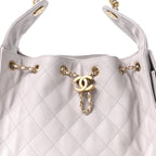 Caviar Quilted Small Chanel 25 Handbag Lilas Lilac