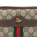 GG Supreme Monogram Ophidia Belted iPhone Case 75 30 Brown