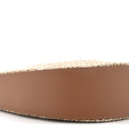 Jacquard Anagram Calfskin Luna Bag Tan Pecan