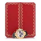 18K Yellow Gold Alligator 38mm Pasha Chronograph Quartz Watch
