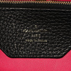 Taurillon Capucines GM  Black Fuchsia