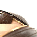 GG Supreme Monogram Web Mini Ophidia Round Shoulder Bag Brown