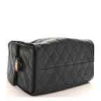Caviar Quilted Small Chanel 25 Handbag Black