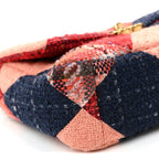Tweed Quilted Medium Chanel 19 Flap Red Navy Multicolor