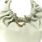 Mellow Nappa Lambskin Small Squeeze Bag Spring Jade
