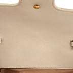 Calfskin Matelasse Super Mini GG Marmont Shoulder Bag White
