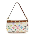 Monogram Multicolor Pochette Accessories White