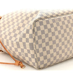 Damier Azur Neo Neverfull GM Rose Ballerine