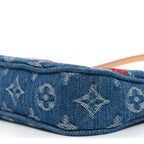 LV X TM Monogram Denim Cerises Pochette Accessories Blue