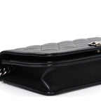 Caviar Quilted Boy Wallet On Chain WOC Black