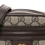 GG Supreme Monogram Web Mini Ophidia Messenger Brown